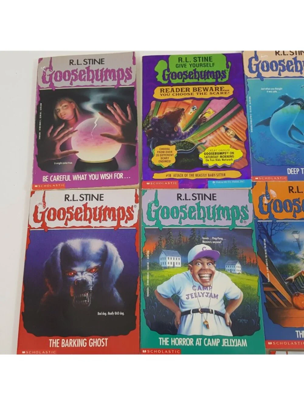 Goosebumps Book RL Stein Ghosts Mystery R. L. Scary Stories Set of 13 Lot Goose